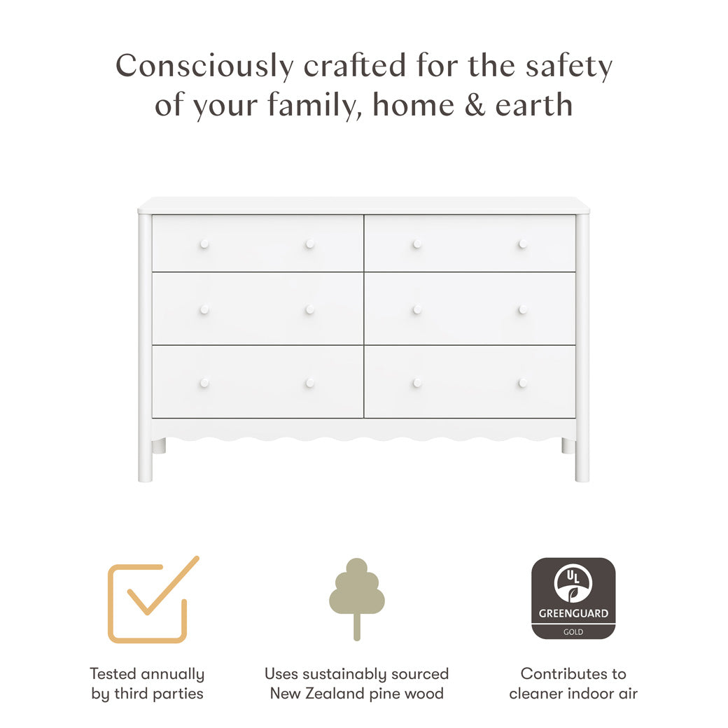 Swell 6-Drawer Assembled Dresser