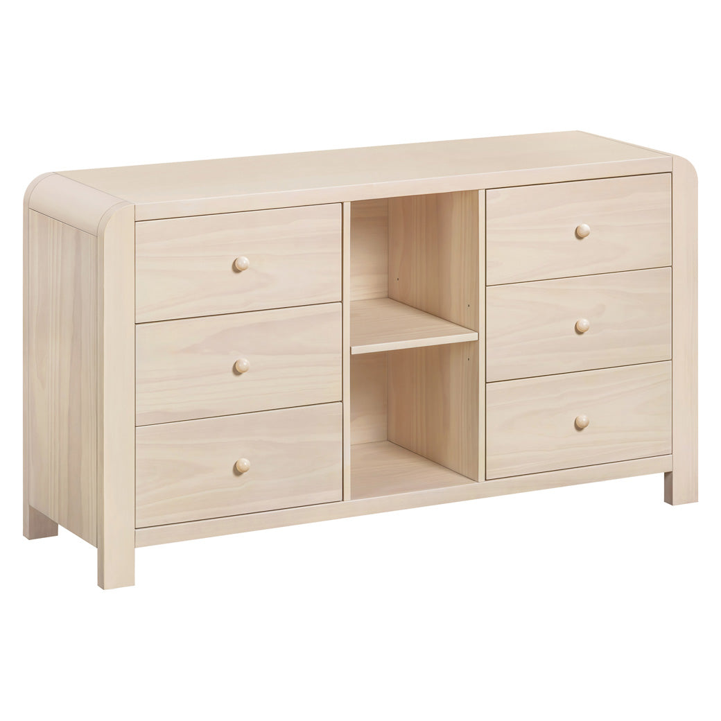 TipToe 6-Drawer Extra Wide Assembled Dresser with Cubbies (62")