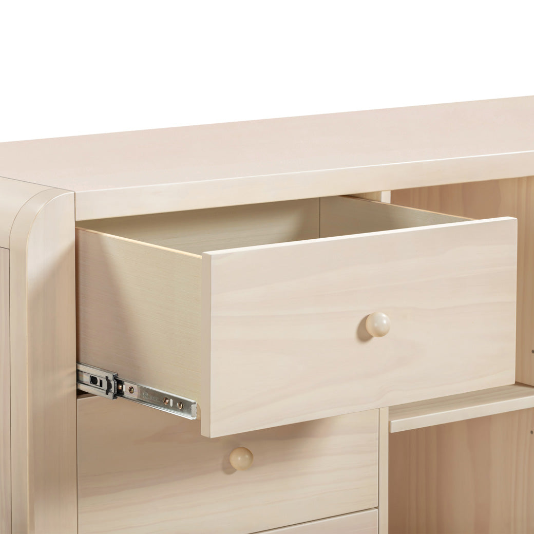 TipToe 6-Drawer Extra Wide Assembled Dresser with Cubbies (62")