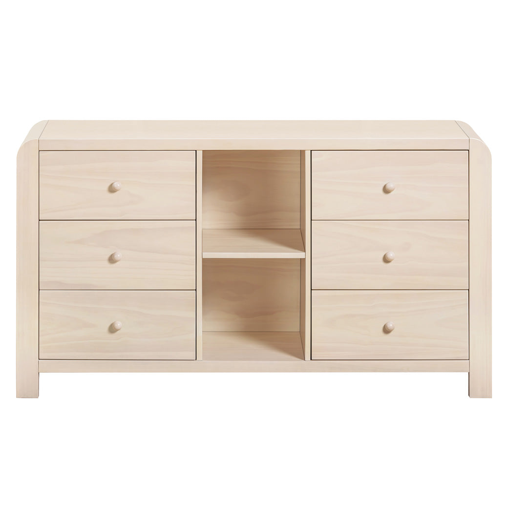 TipToe 6-Drawer Extra Wide Assembled Dresser with Cubbies (62")