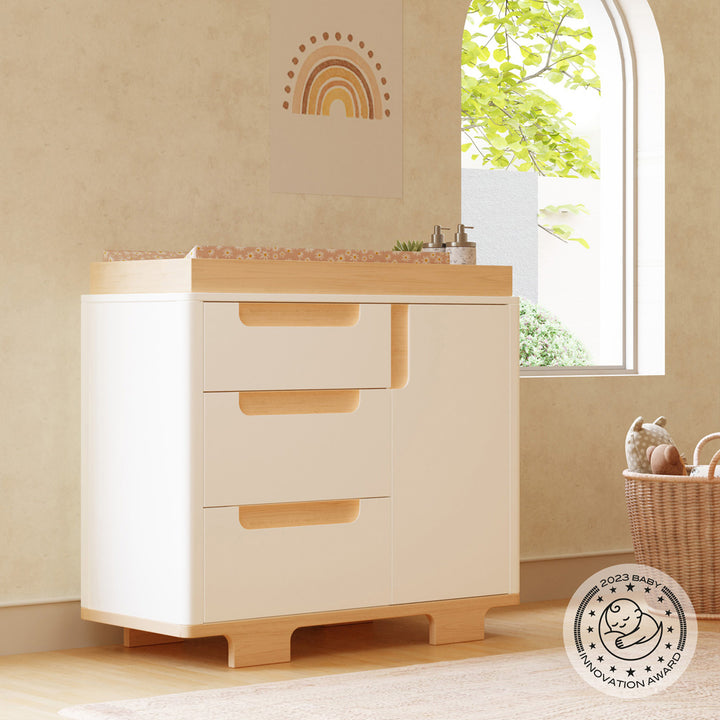 Yuzu 3-Drawer Compact Changer Dresser with Removable Changing Tray (41")