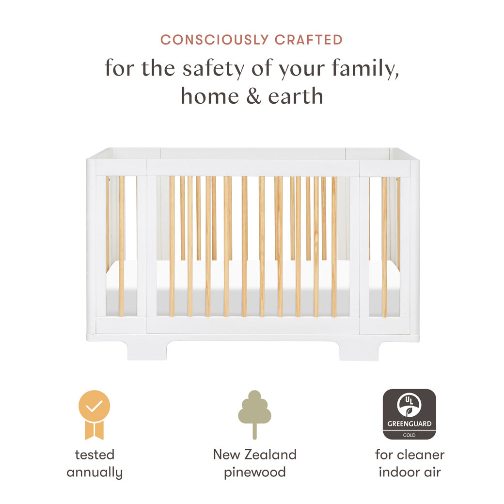 Yuzu 8-In-1 Convertible Crib With All Stages Conversion Kits