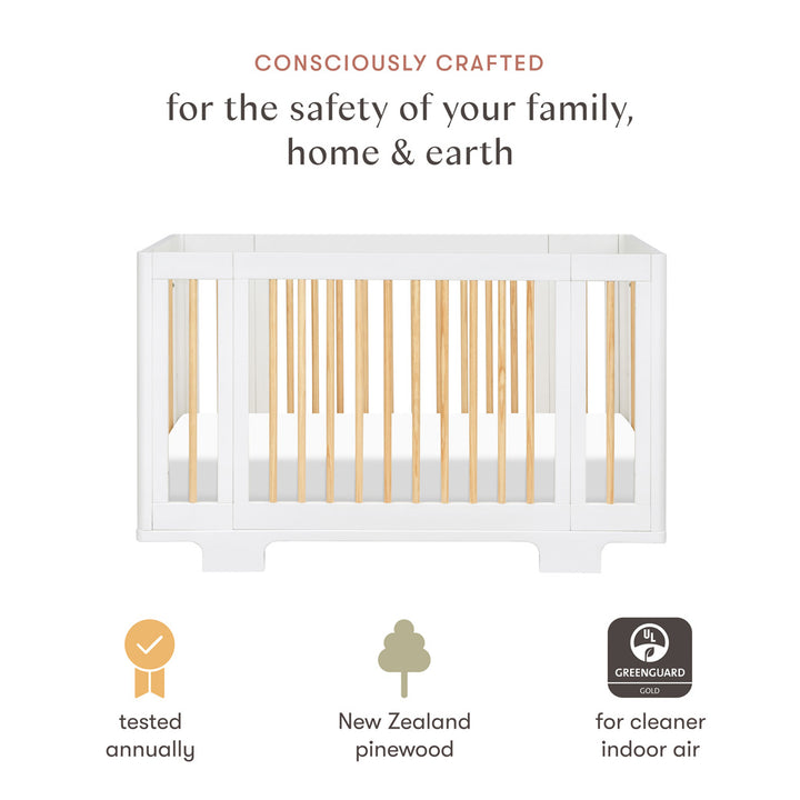 Yuzu 8-In-1 Convertible Crib With All Stages Conversion Kits