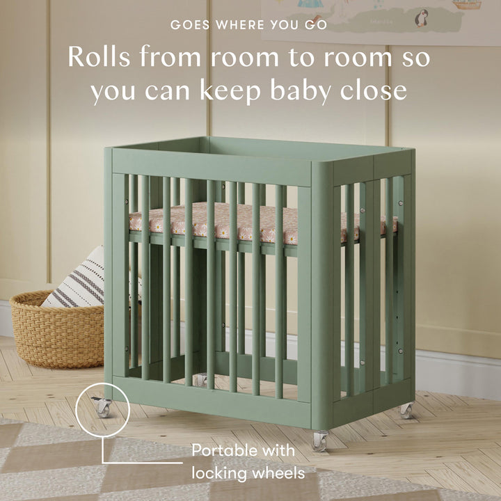 Yuzu 8-In-1 Convertible Crib With All Stages Conversion Kits