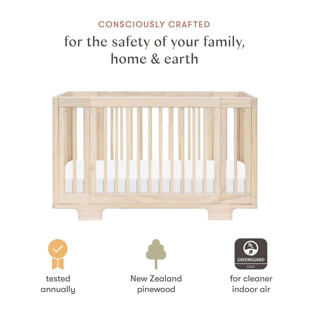 Yuzu 8-In-1 Convertible Crib With All Stages Conversion Kits