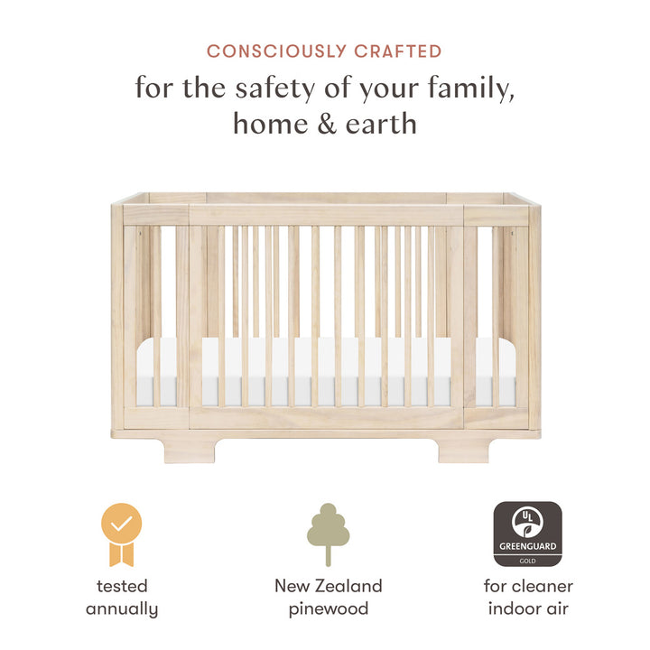 Yuzu 8-In-1 Convertible Crib With All Stages Conversion Kits