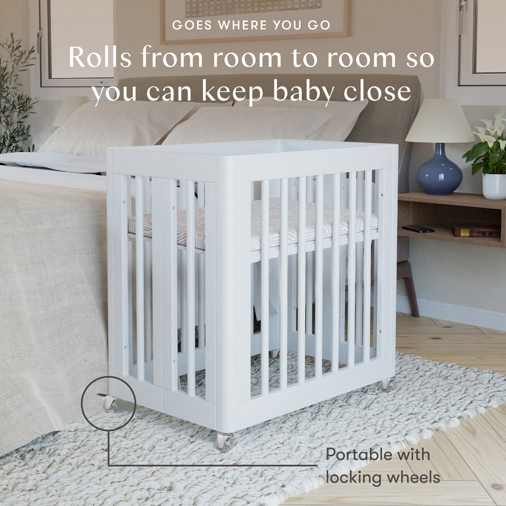 Yuzu 8-In-1 Convertible Crib With All Stages Conversion Kits