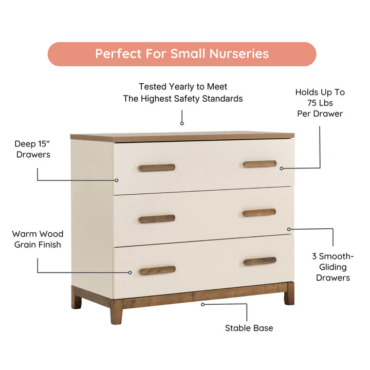 Lala Little 3-Drawer Dresser
