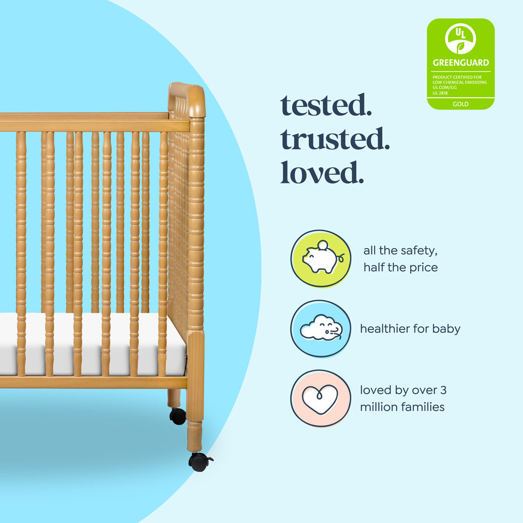 Jenny Lind 3-in-1 Convertible Mini Crib