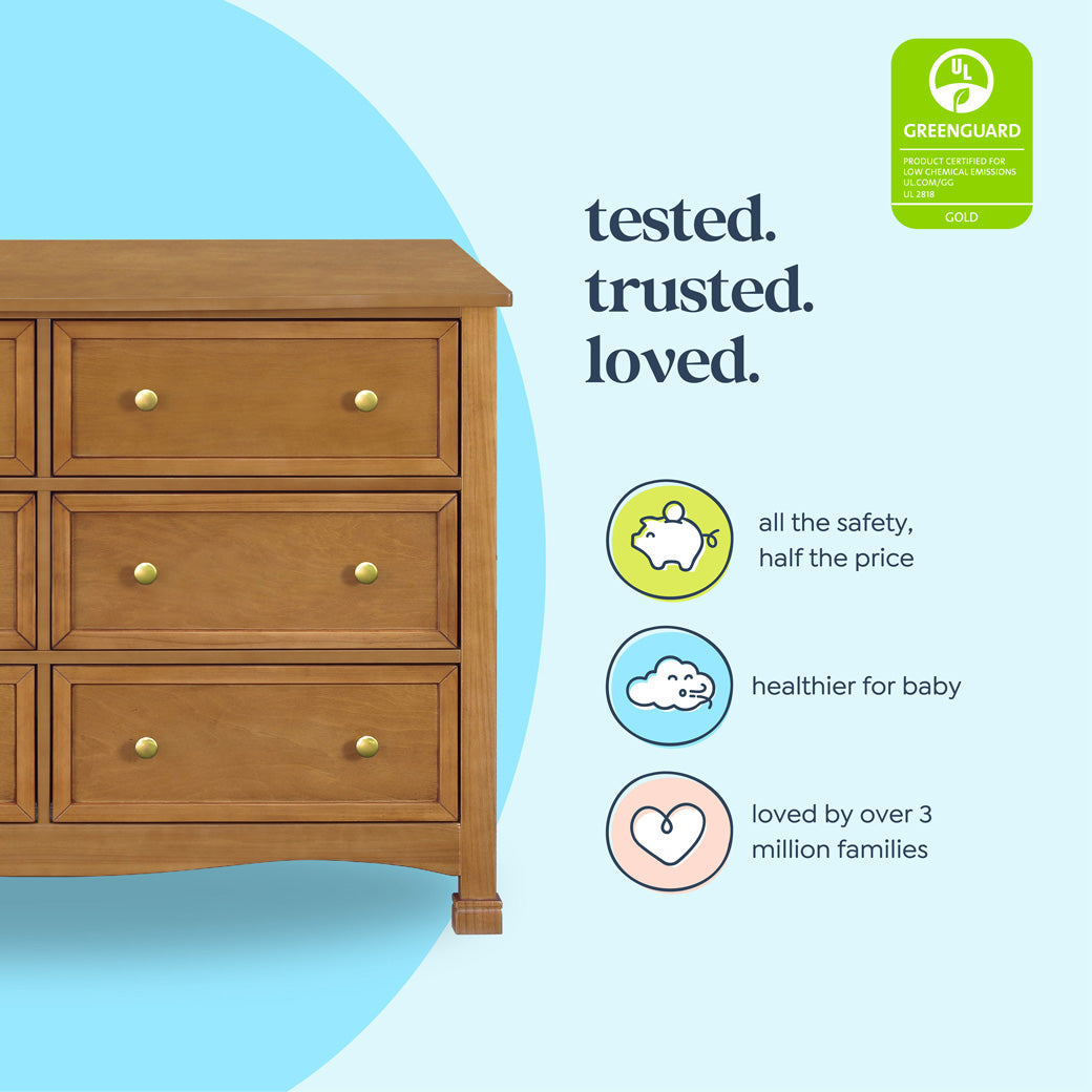 Kalani 6-Drawer Double Wide Dresser
