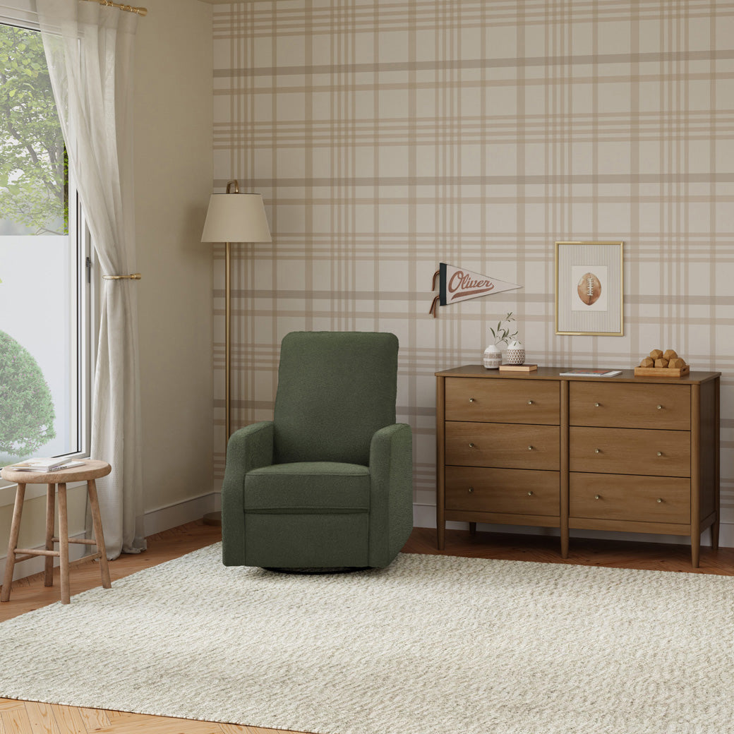 Lucas Pillowback Swivel Recliner