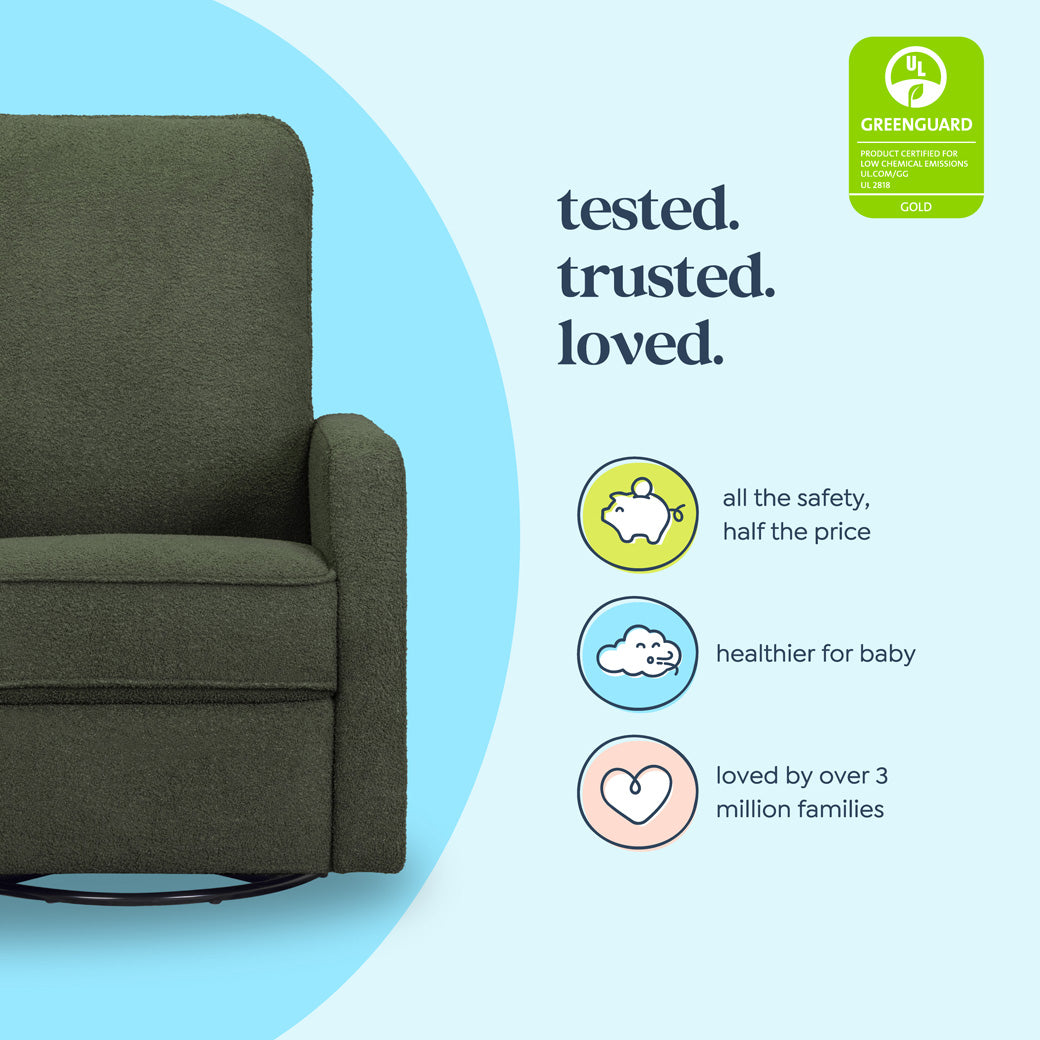 Lucas Pillowback Swivel Recliner