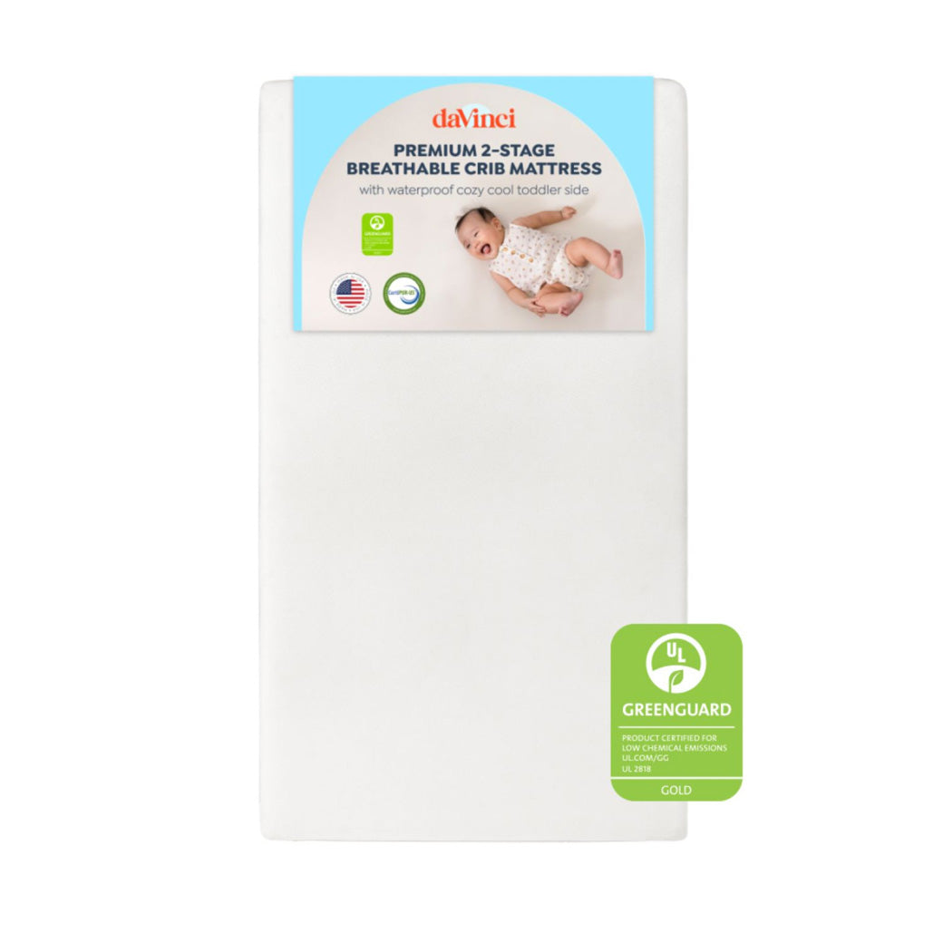 Premium 2-Stage Breathable Crib Mattress