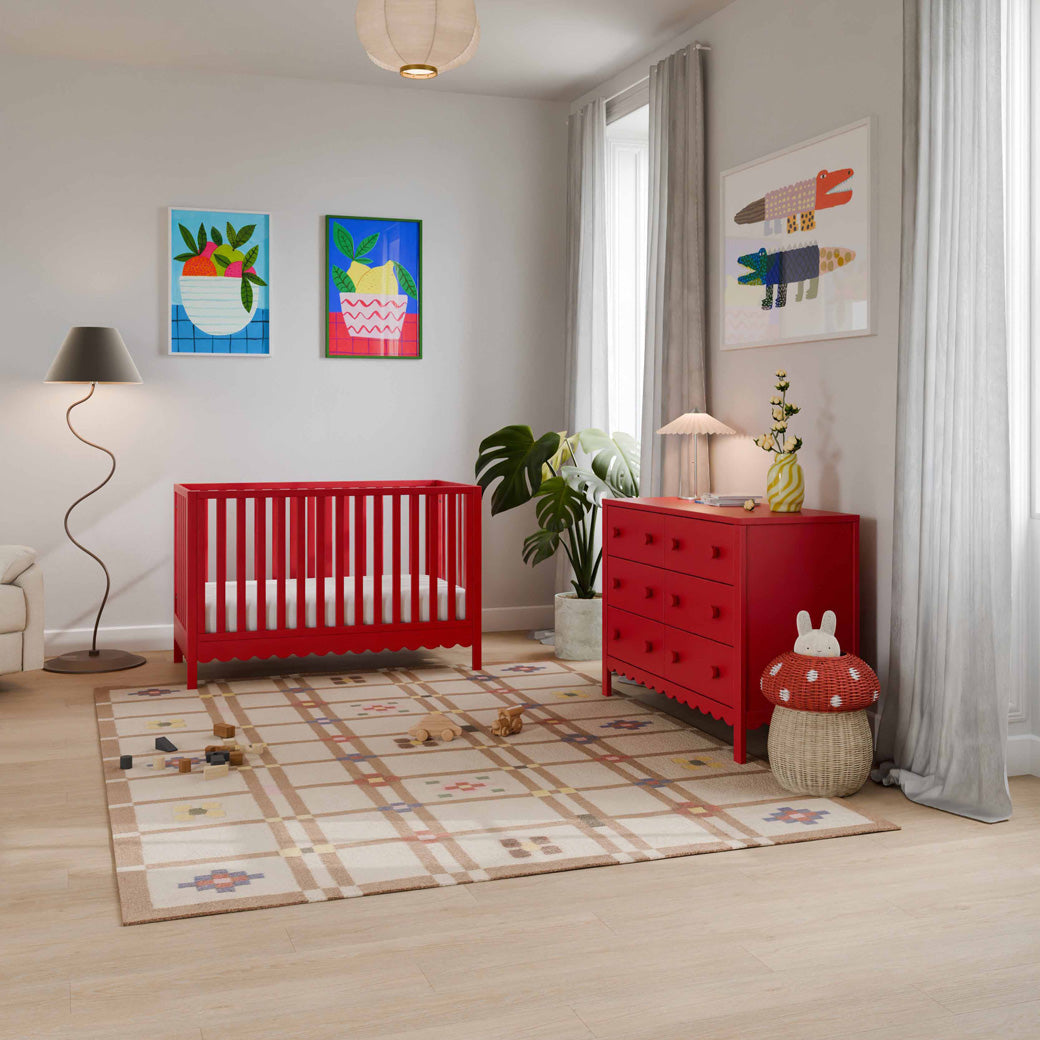 Sammy Scallop 4-in-1 Convertible Crib
