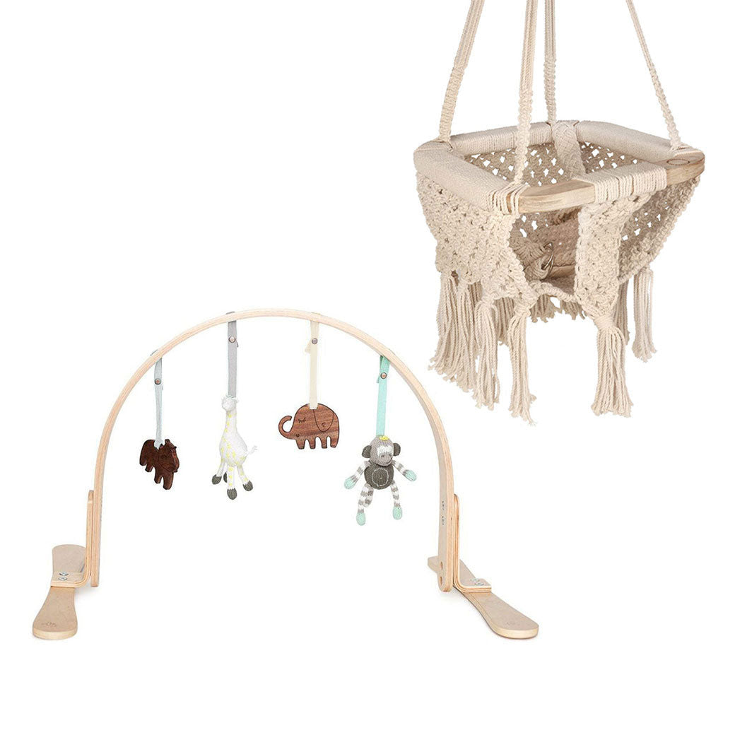 Play Gym + Macrame Swing Bundle