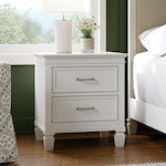 Westwood Design Westfield 2 Drawer Nightstand in -- Color_Brushed White