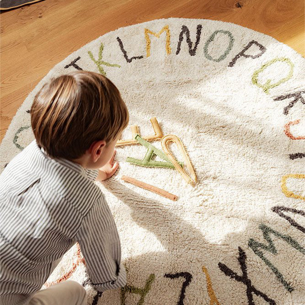 ABC Colour and Letters Washable Play Rug
