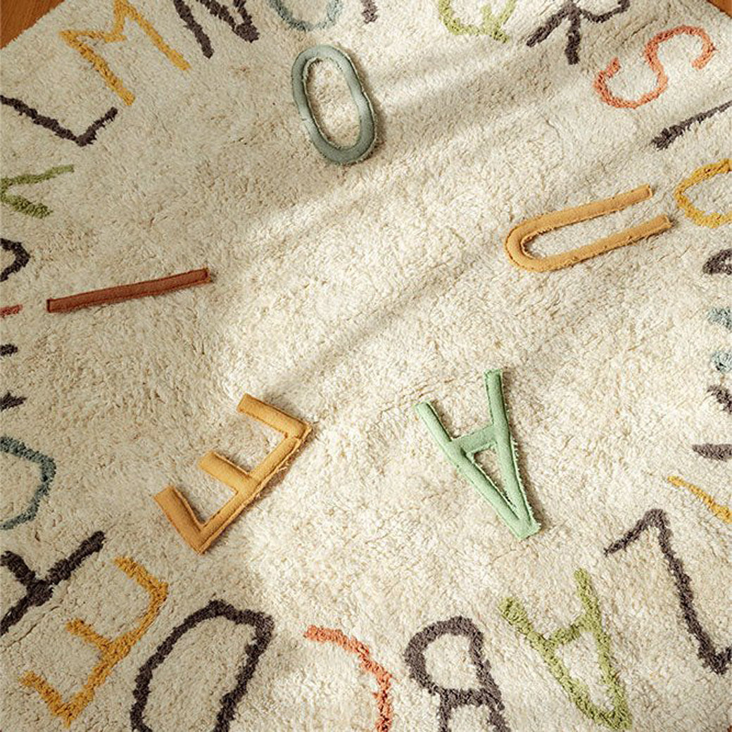 ABC Colour and Letters Washable Play Rug
