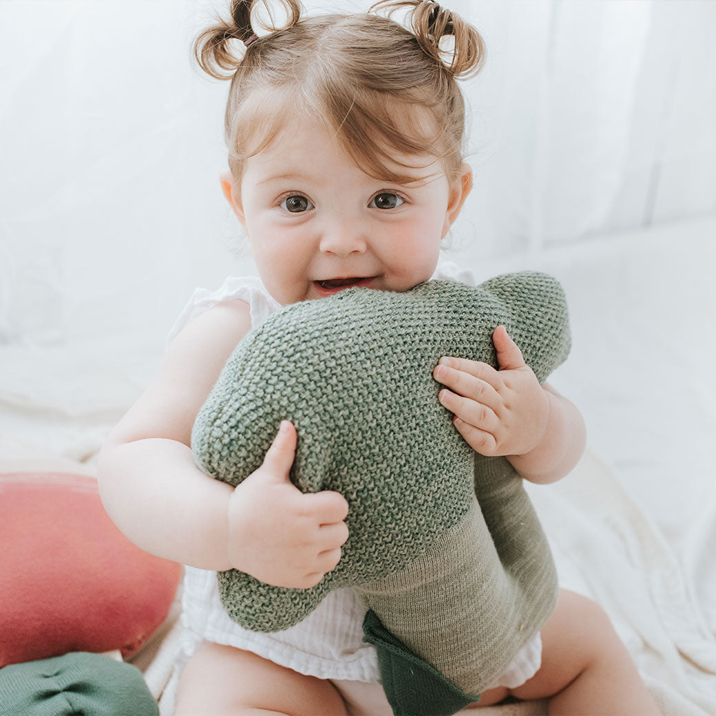 Brucy The Broccoli Knitted Cushion
