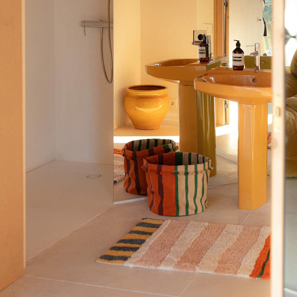 Color On Bath Washable Rug
