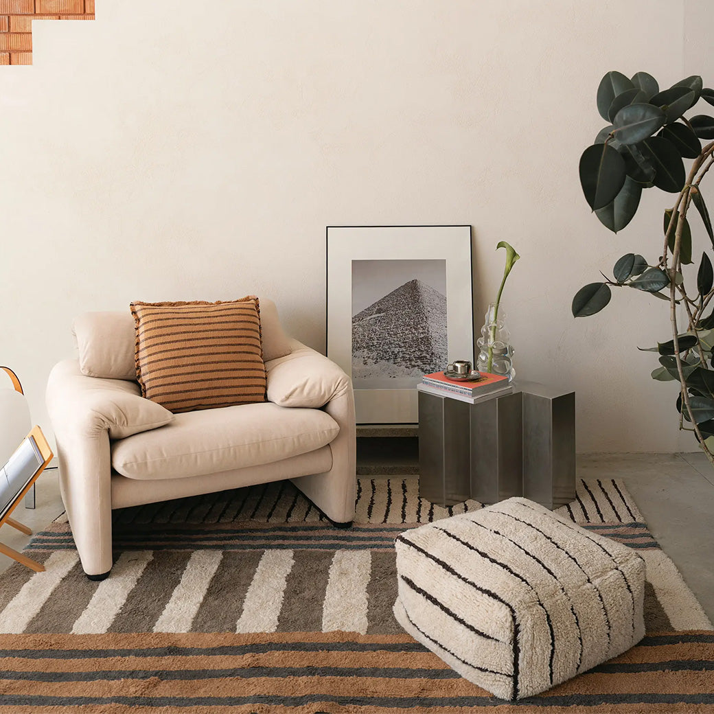 Lines Square Cushion