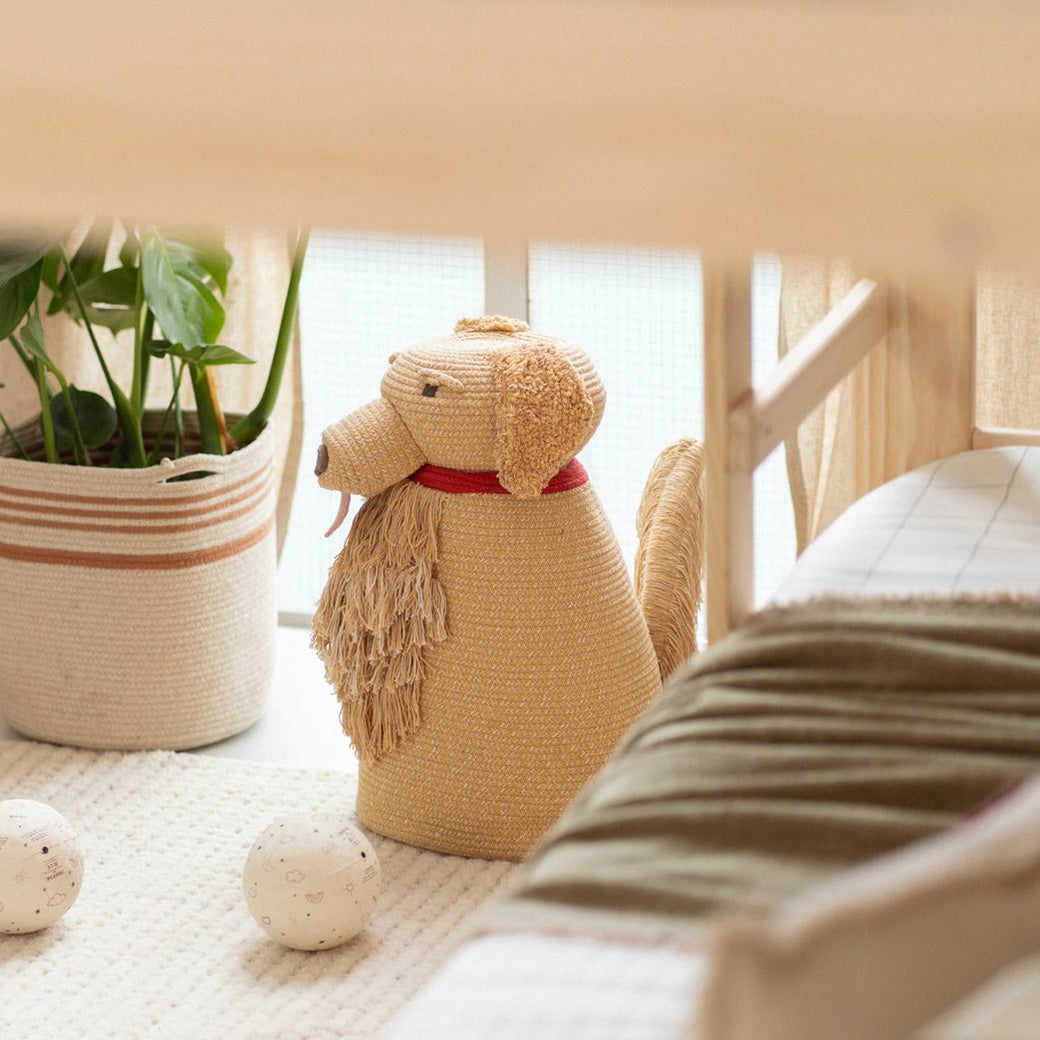 Luna the Golden Retriever Basket