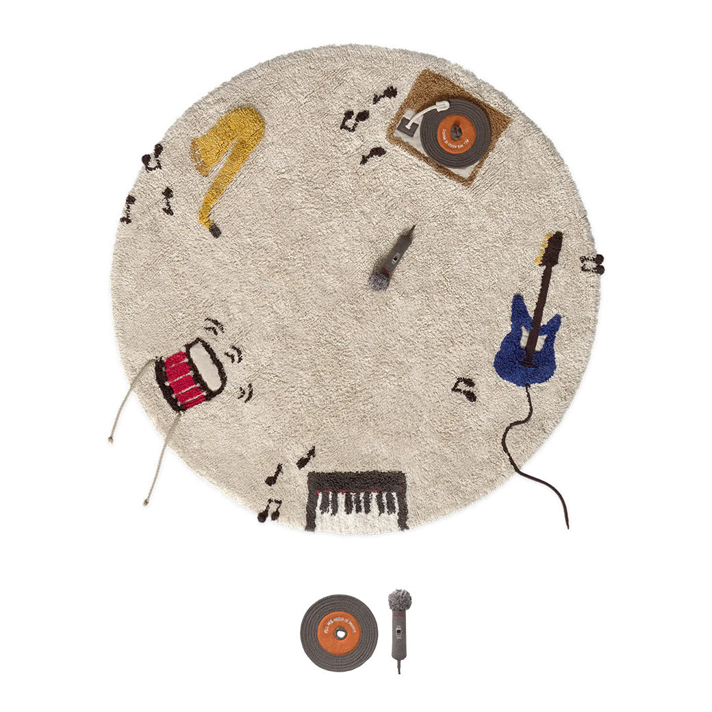 Music Washable Play Rug