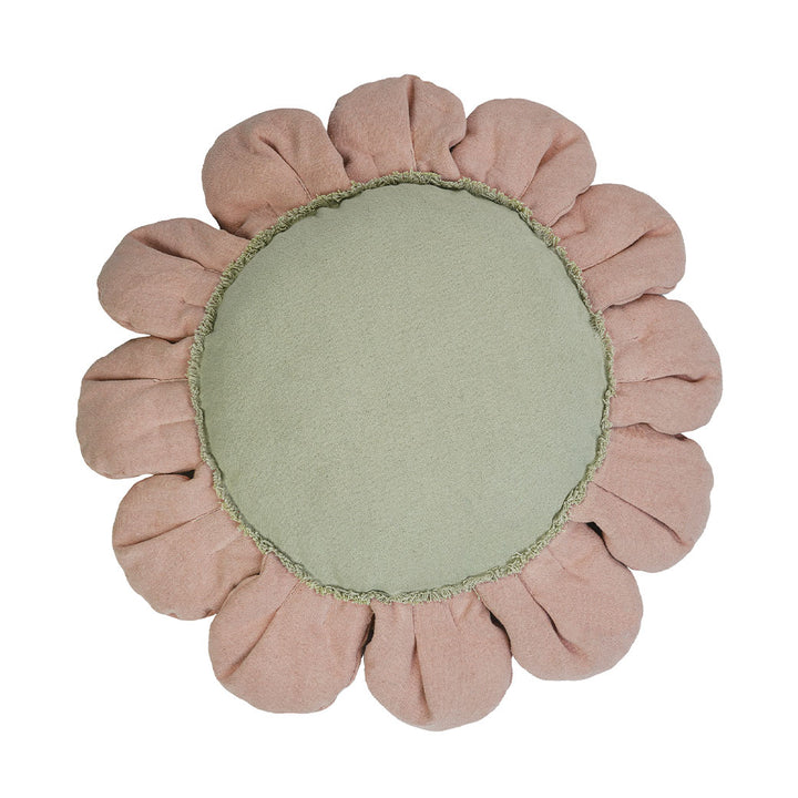 Pink Daisy Floor Cushion