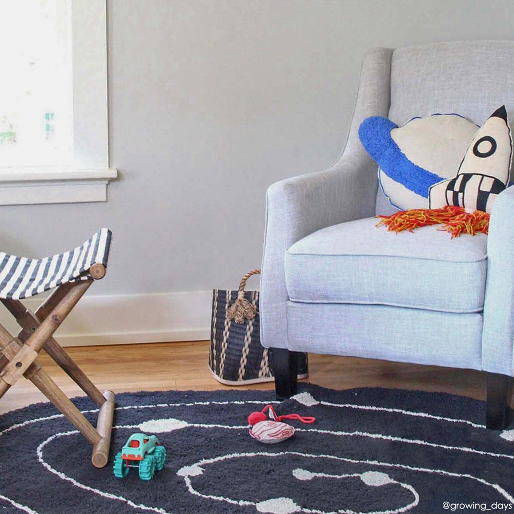 Rocket Knitted Cushion