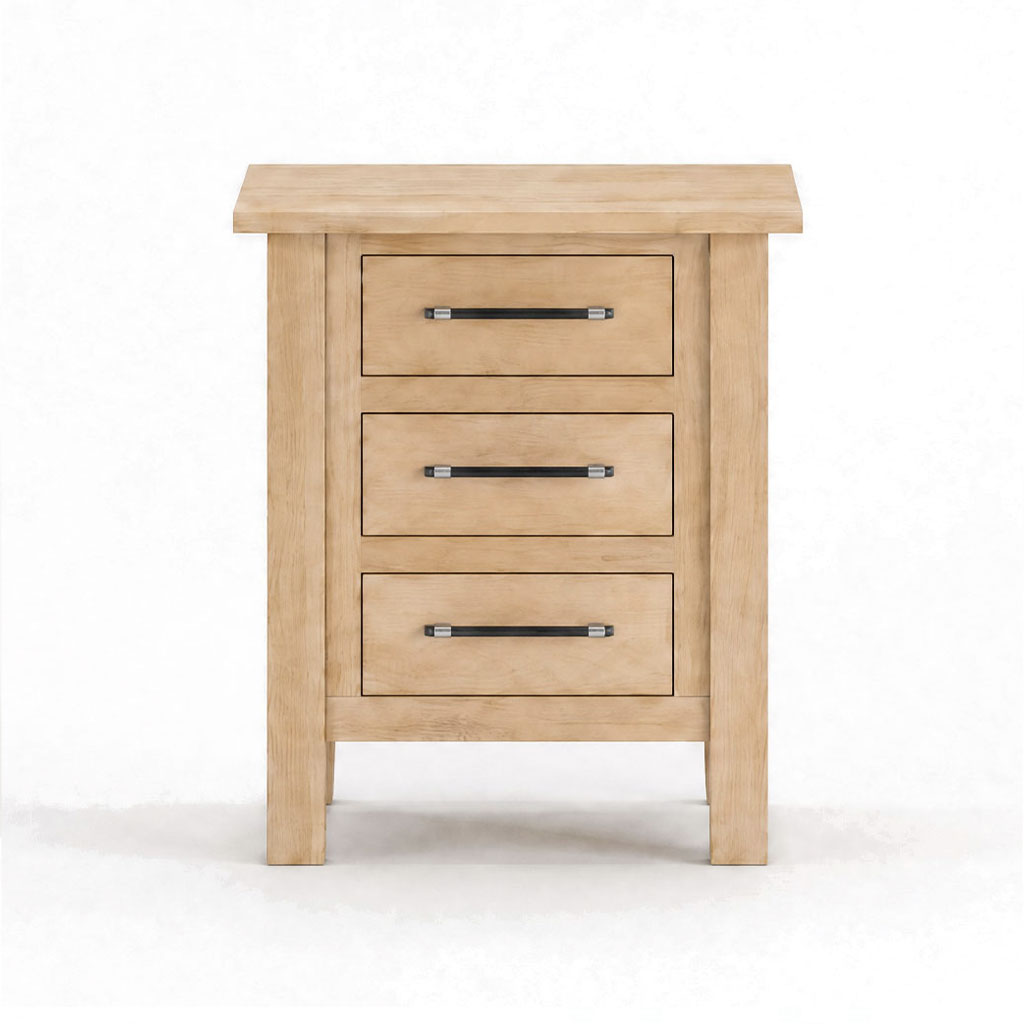 Tiegen 3-Drawer Nightstand