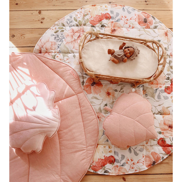 Round Cotton Mat with Pattern