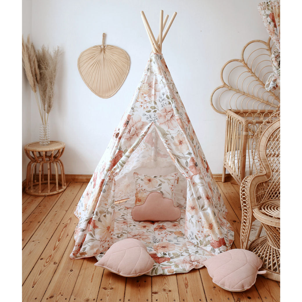 Round Cotton Mat with Pattern