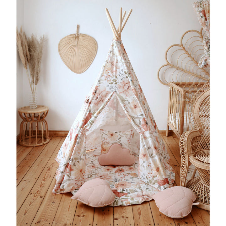 Round Cotton Mat with Pattern
