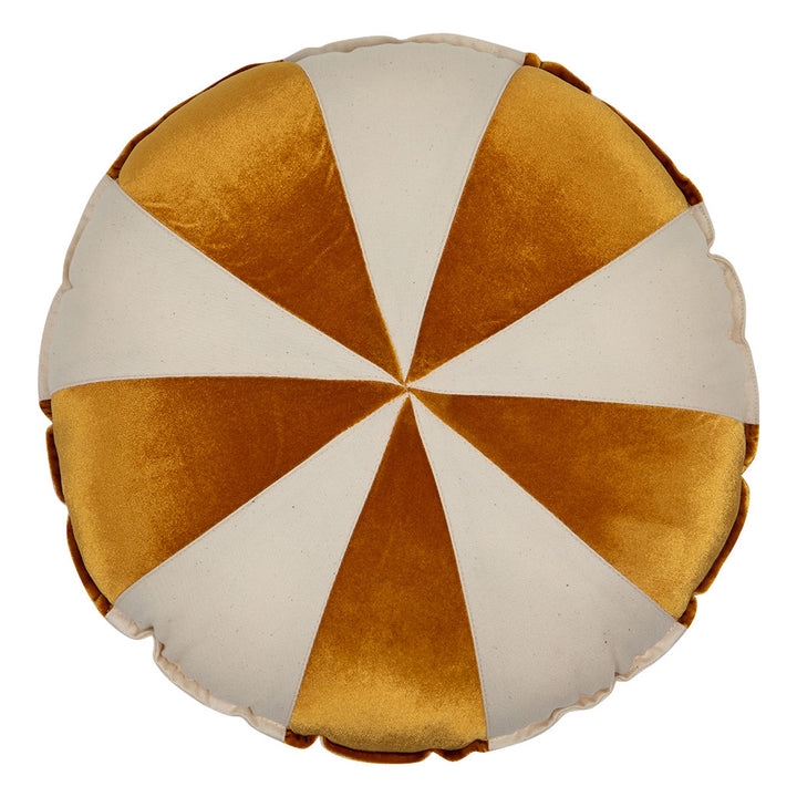 Round Patchwork Pillow