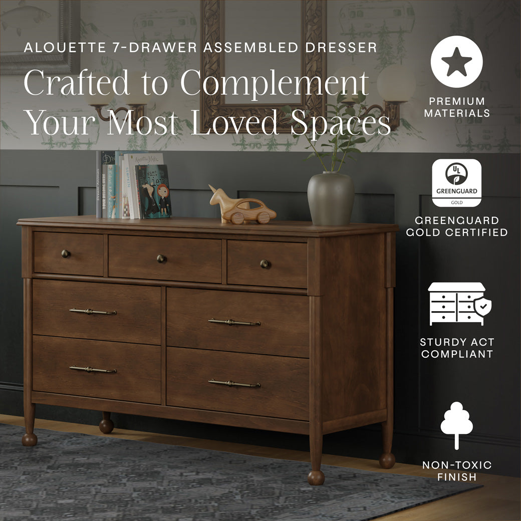 Alouette 7-Drawer Wide Assembled Dresser (56")