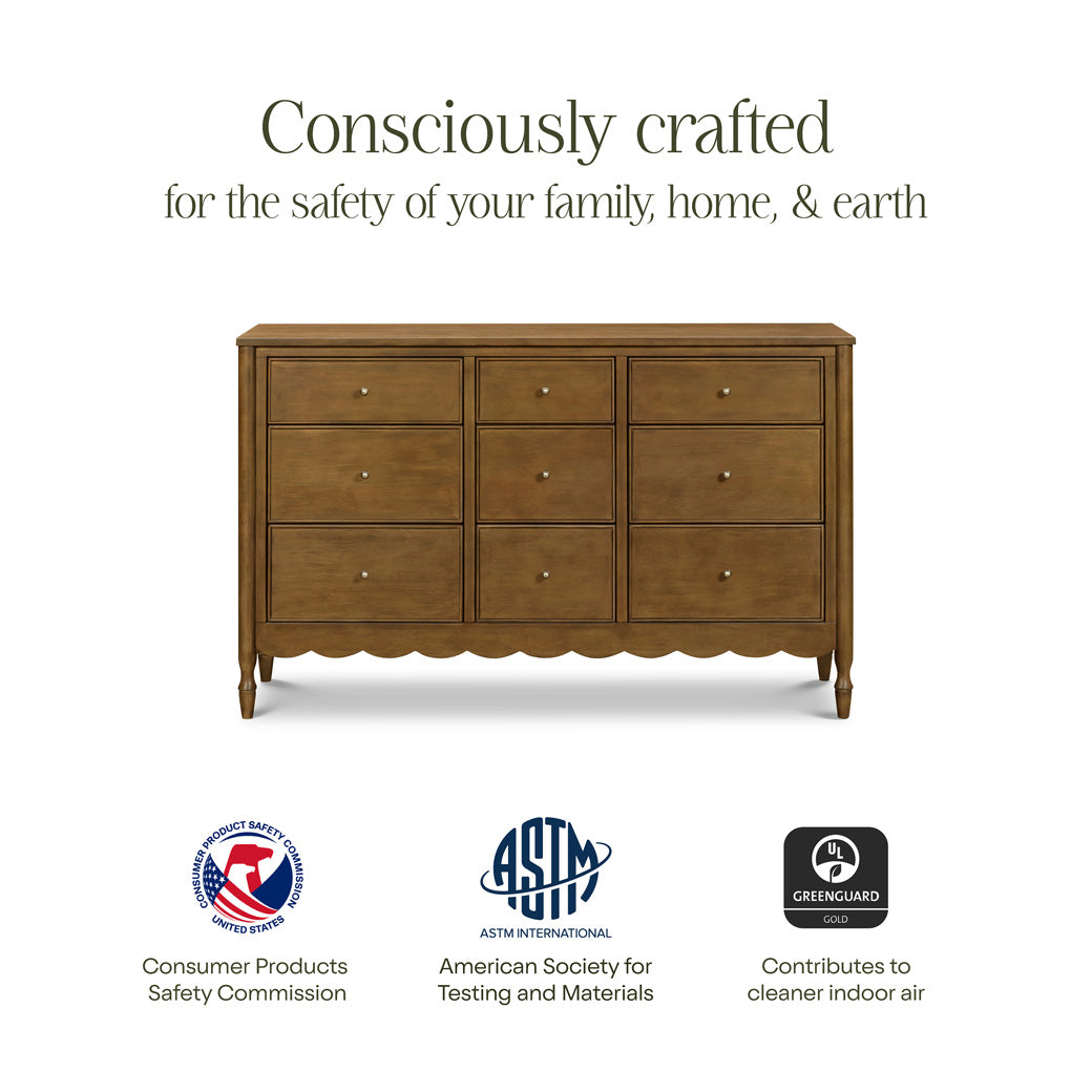 Ambrosia 9-Drawer Assembled Dresser