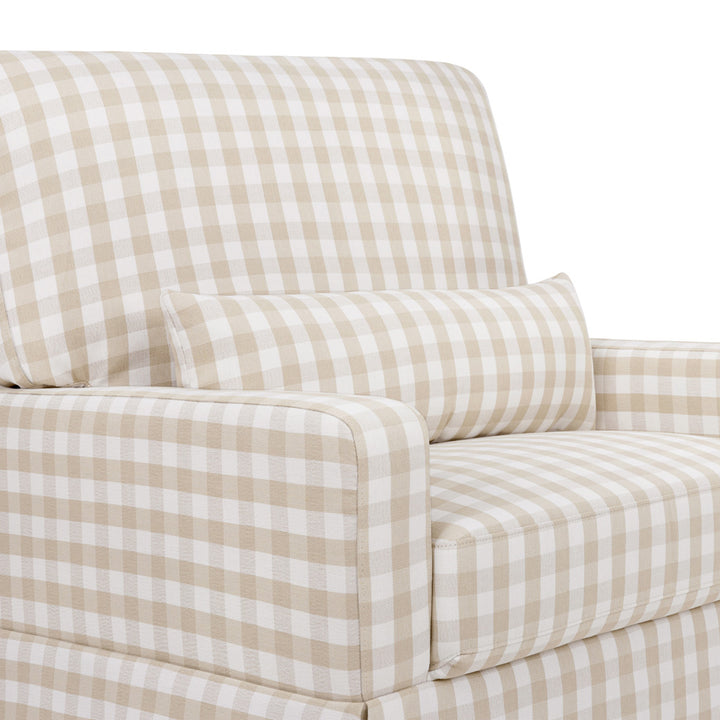 Crawford Pillowback Chair-And-A-Half Comfort Swivel Glider