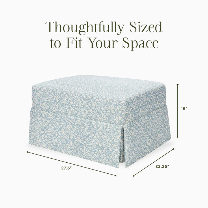 Crawford Gliding Ottoman