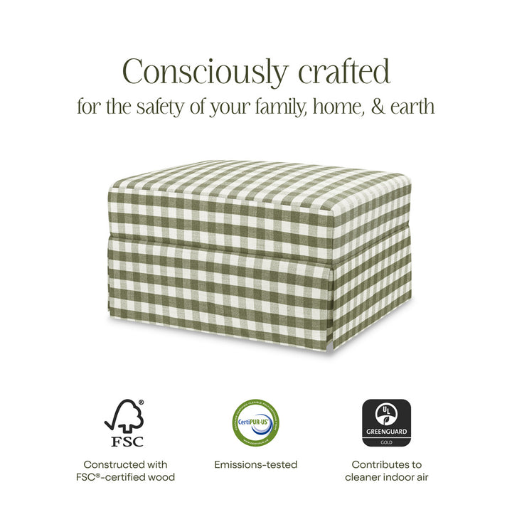 Crawford Gliding Ottoman