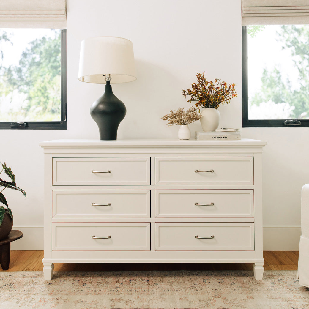Darlington 6 Drawer Dresser In Warm White