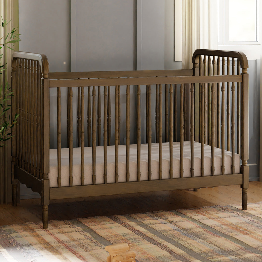 Liberty 3-in-1 Convertible Spindle Crib + Toddler Bed Conversion Kit
