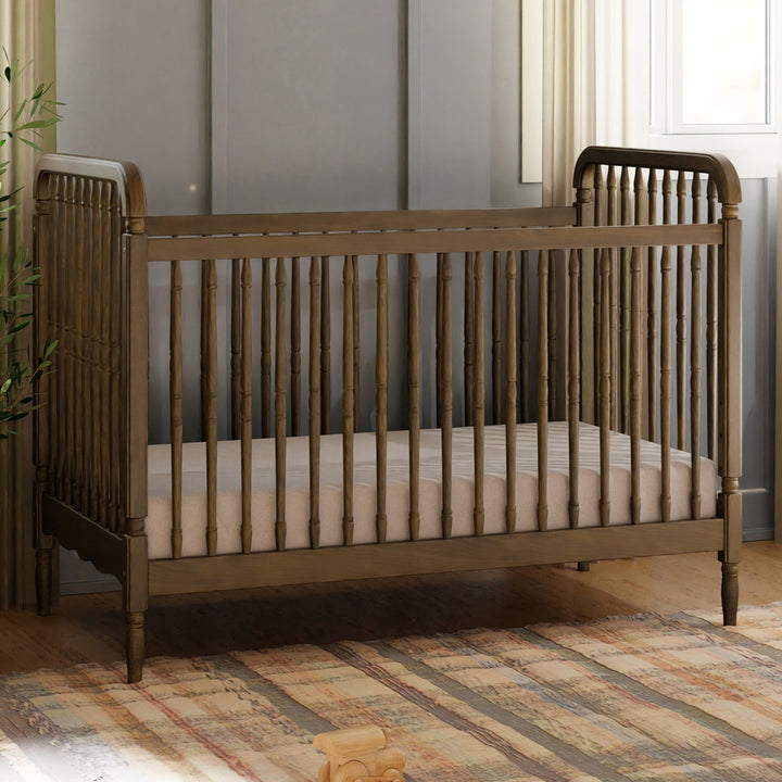 Liberty 3-in-1 Convertible Spindle Crib + Toddler Bed Conversion Kit