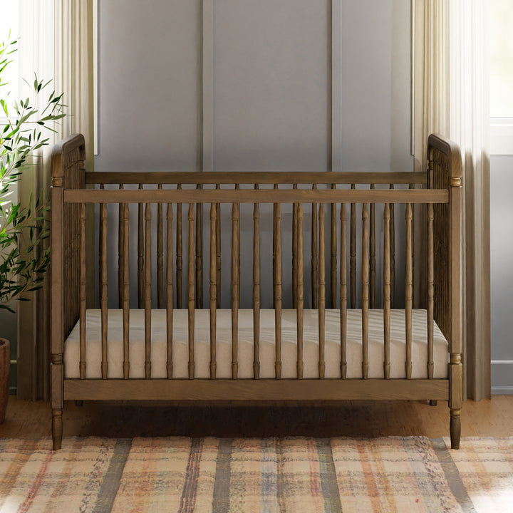 Liberty 3-in-1 Convertible Spindle Crib + Toddler Bed Conversion Kit