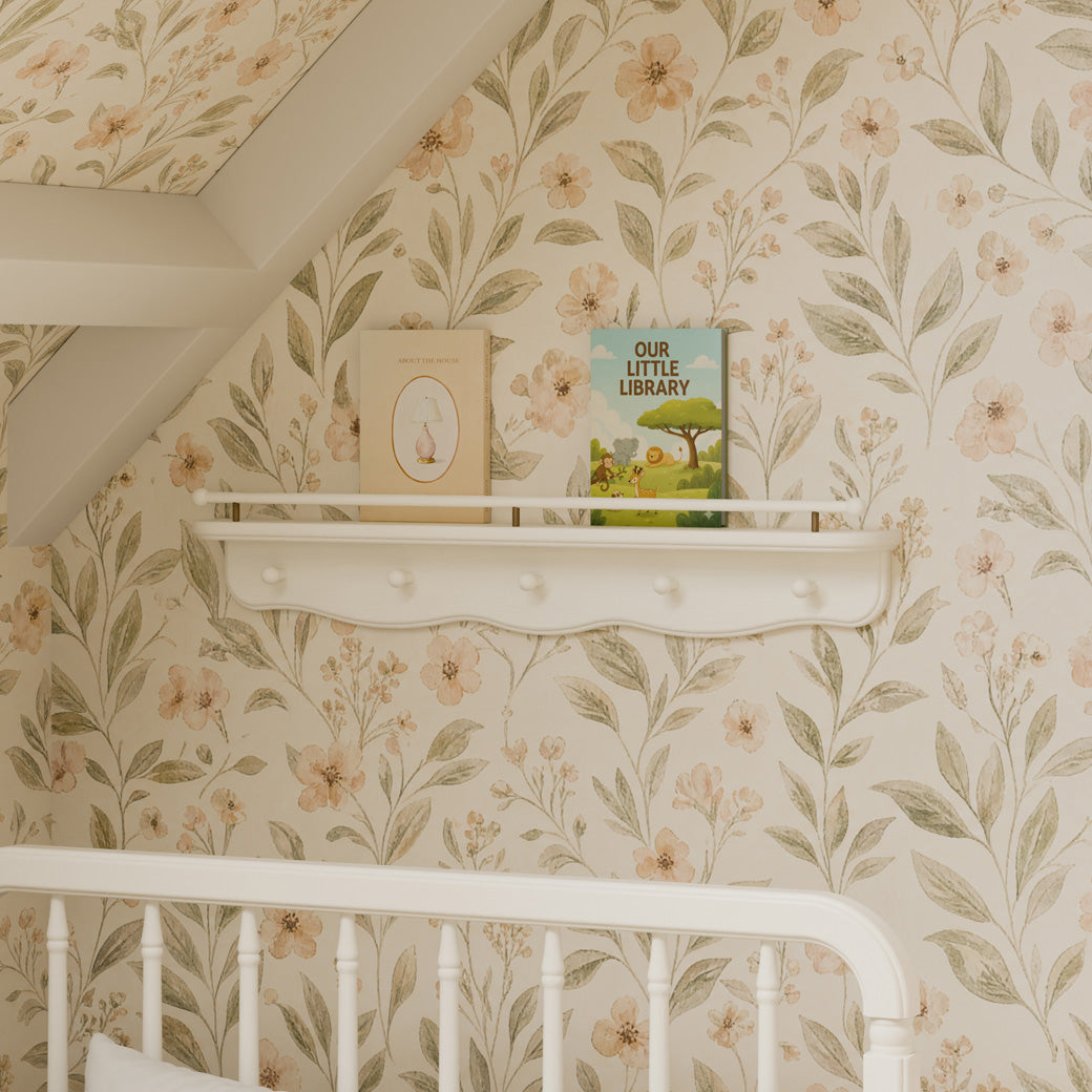 Liberty 31" Wall Shelf with Hooks