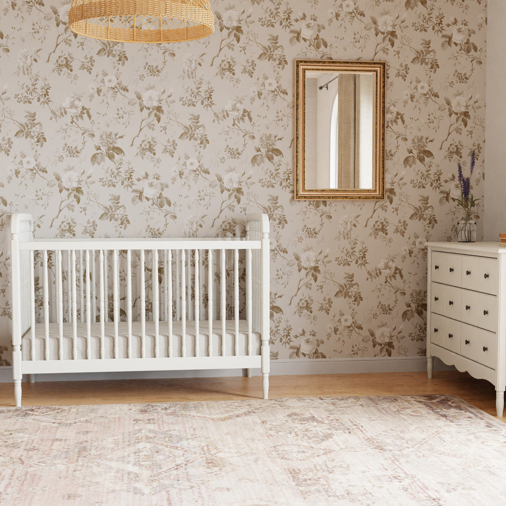 Liberty 3-in-1 Convertible Spindle Crib + Toddler Bed Conversion Kit
