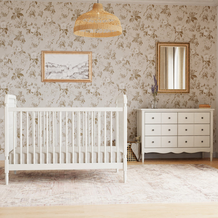 Liberty 3-in-1 Convertible Spindle Crib + Toddler Bed Conversion Kit