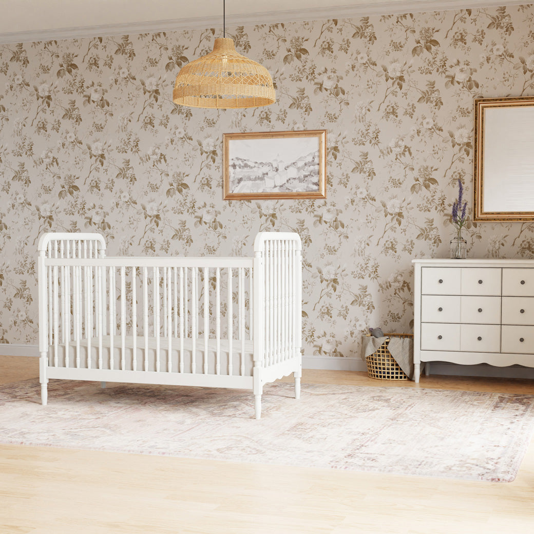 Liberty 3-in-1 Convertible Spindle Crib + Toddler Bed Conversion Kit