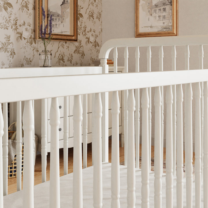 Liberty 3-in-1 Convertible Spindle Crib + Toddler Bed Conversion Kit