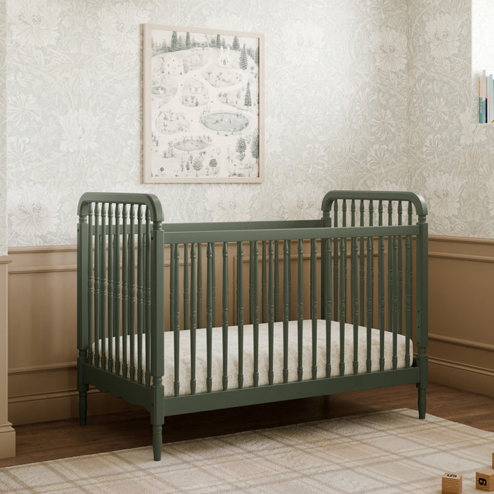 Liberty 3-in-1 Convertible Spindle Crib + Toddler Bed Conversion Kit