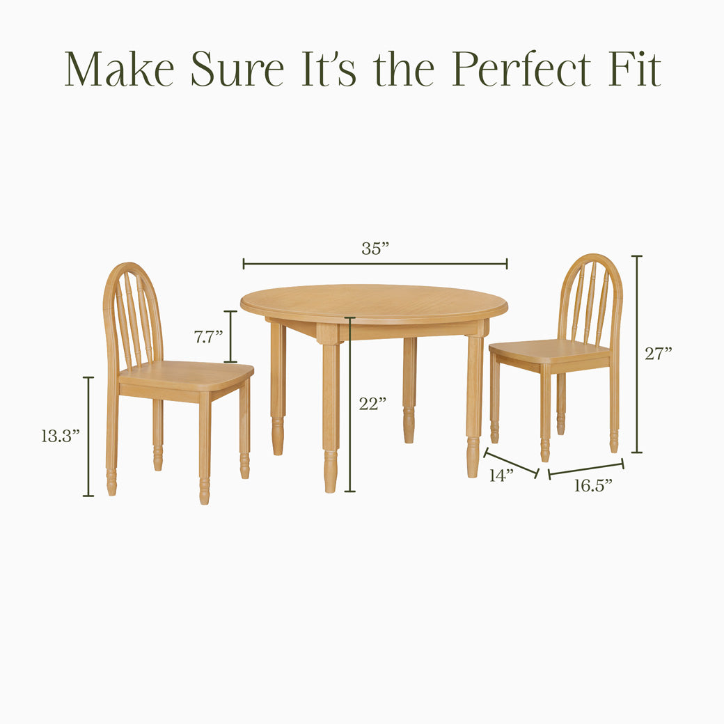 Liberty Play Table and Spindle Chairs Set